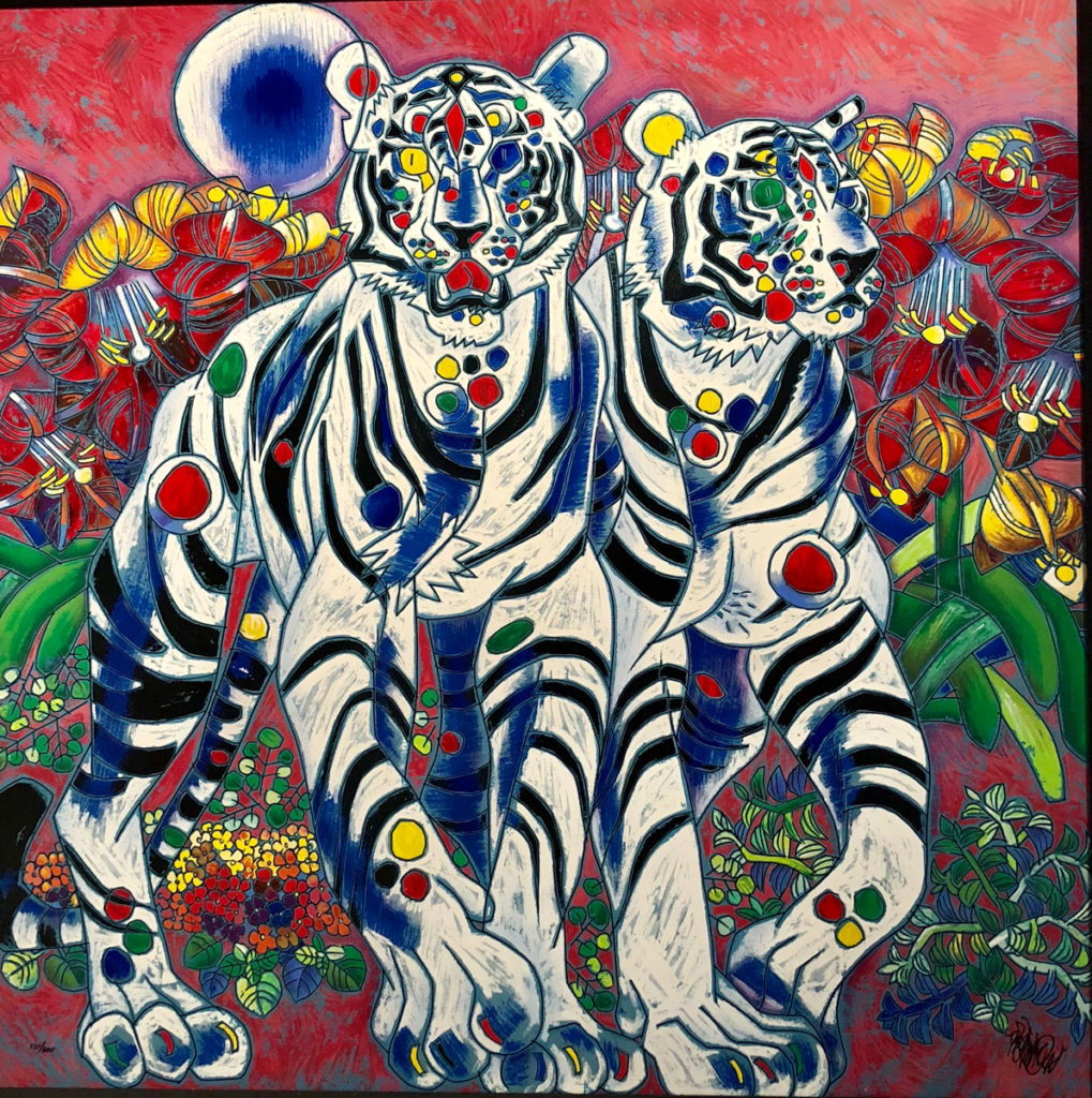 White Tigers by Jiang
